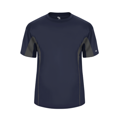 Badger Sport Drive Tee (414700-024604), Color 'Navy/Graphite'